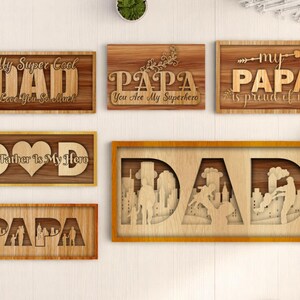 Father&#39;s Day Dad Laser Cut Bundle Design