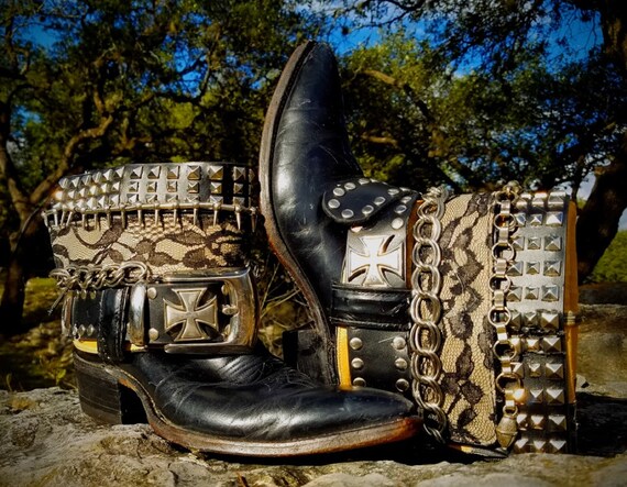 black festival boots
