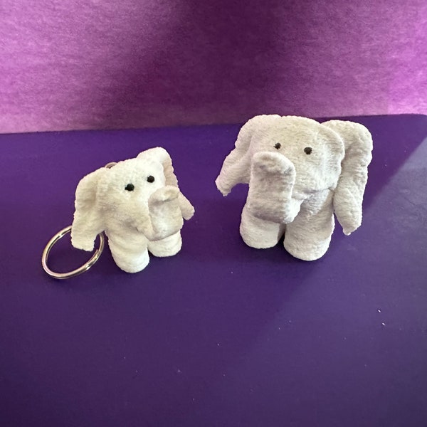 Towel Elephant Trunk Up 3d printed