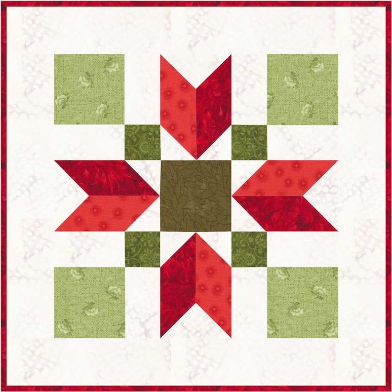 Christmas Collection set of 15 Quilt Block Patterns PDF | Etsy