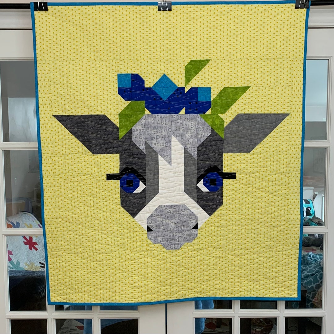 Quilt Pattern Colt Handmade Farm Animal Colt Quilt, Modern Patchwork Crib Bedding (40x45 ...