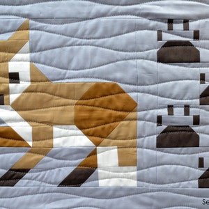 Fox 1 Quilt BLOCK Pattern PDF Instant Download 8 Inch and - Etsy UK