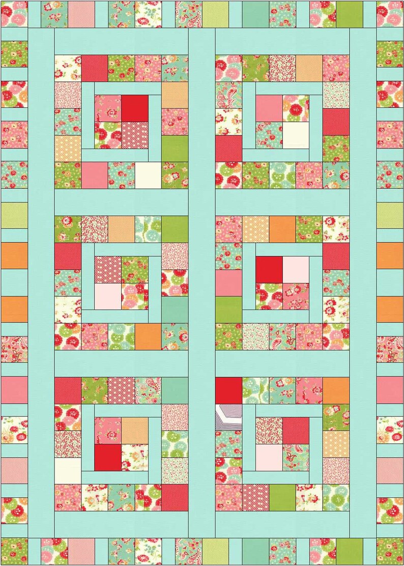 baby quilt pattern pdf instand download baby crib modern etsy