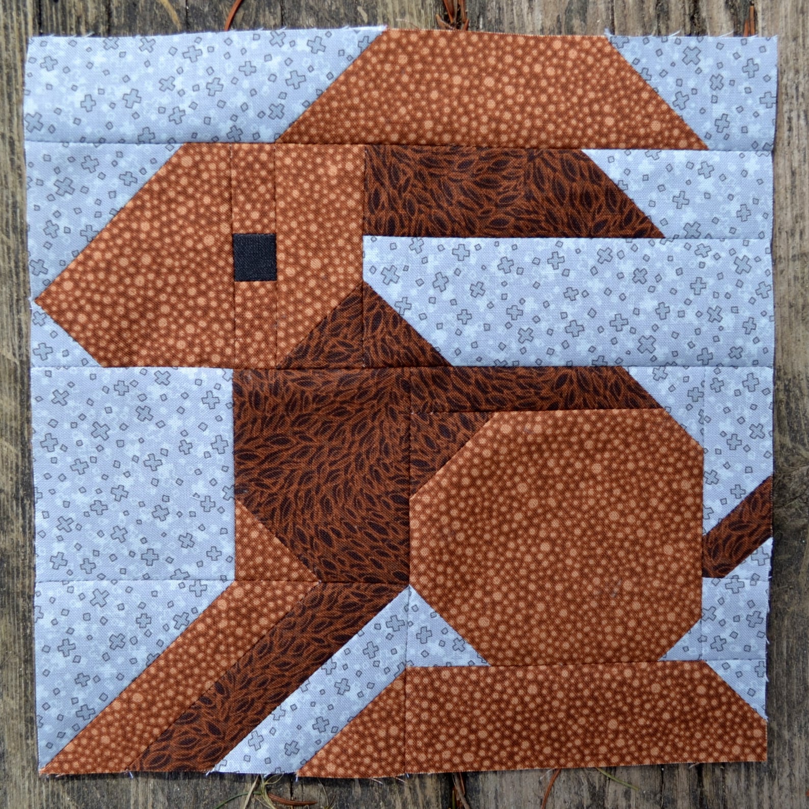 Bunny Rabbit Quilt BLOCK Pattern PDF Instant Download Etsy
