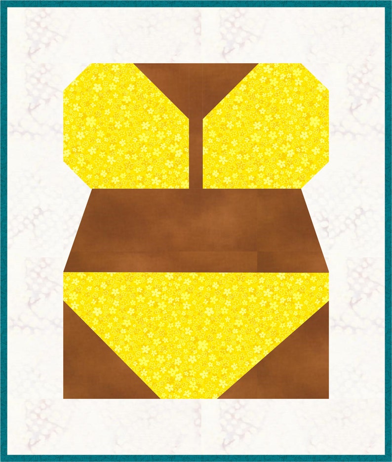 Bikini Quilt Pattern PDF Instant Download Bathing Suit Etsy Canada