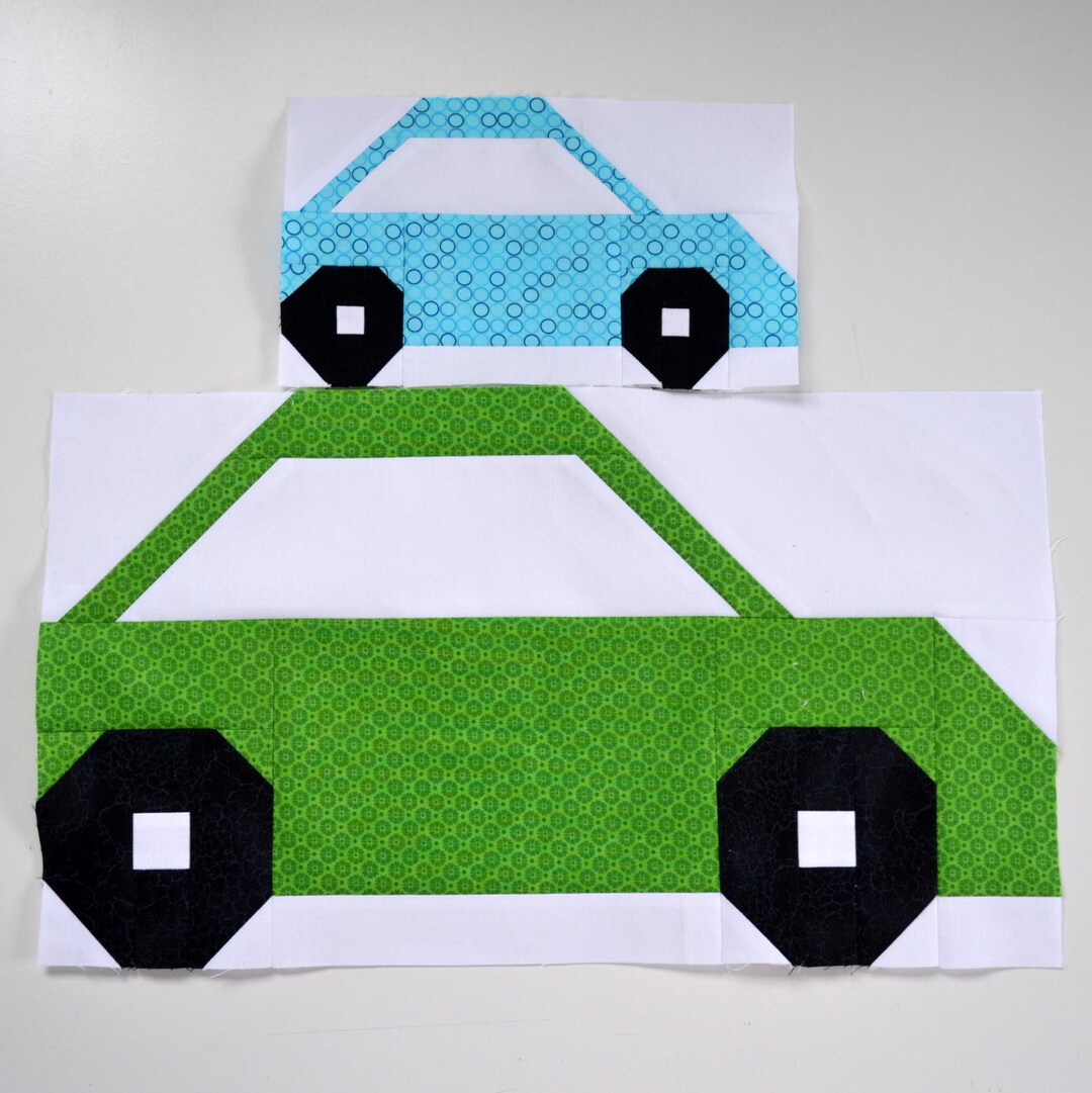 Car Quilt BLOCK Pattern PDF Instant Download Baby Quilt - Etsy
