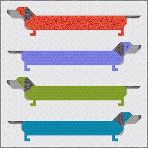 Paper Pattern for DACHSHUND DOG to be mailed