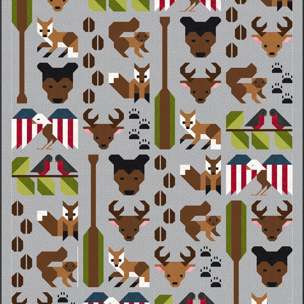 Paper Pattern for FOREST FRIENDS to be mailed