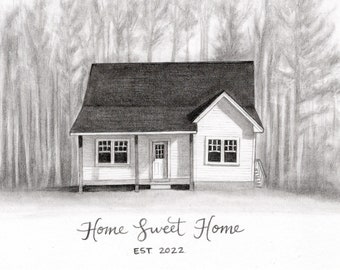 Pencil Home / Business Drawing