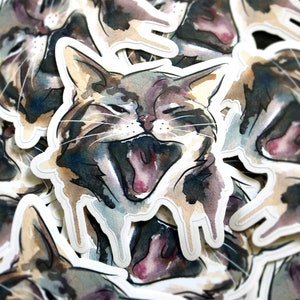 Cat Sticker - Alpha