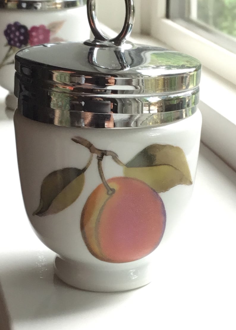 Small Egg Poacher Royal Worcester Porcelain England Jar Decor Etsy