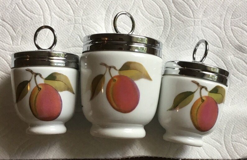 Small Egg Poacher Royal Worcester Porcelain England Jar Decor Etsy