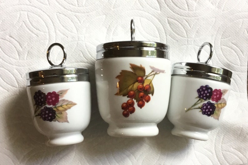 Small Egg Poacher Royal Worcester Porcelain England Jar Decor Etsy