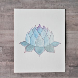 Succulent Cactus Watercolor Painting, Watercolor Cactus, Succulent Wall Decor, Succulent Print, Succulent Art, Cactus Painting, Cactus Print