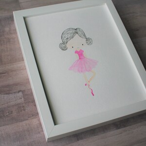 Ballerina Painting, Ballerina Watercolor, Ballerina Nursery, Ballet Poster, Ballerina Watercolor Art, Ballerina Decor, Dance Artwork