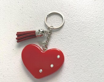 Heart Key Chains