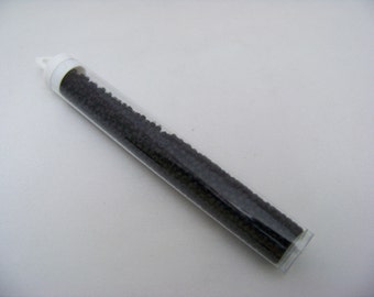 Toho 11/0 Opaque-Frosted Jet  49F/245