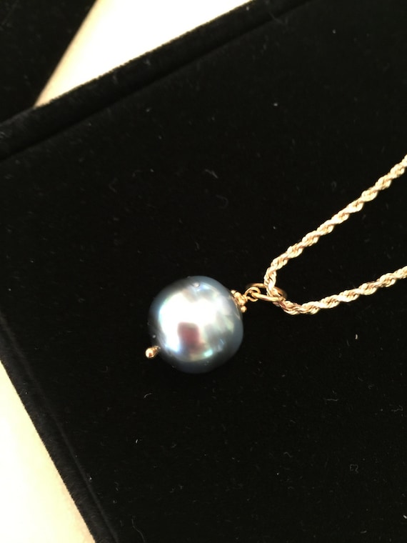 Magnificent Tahitian Pearl Pendant |Untreated|nat… - image 1