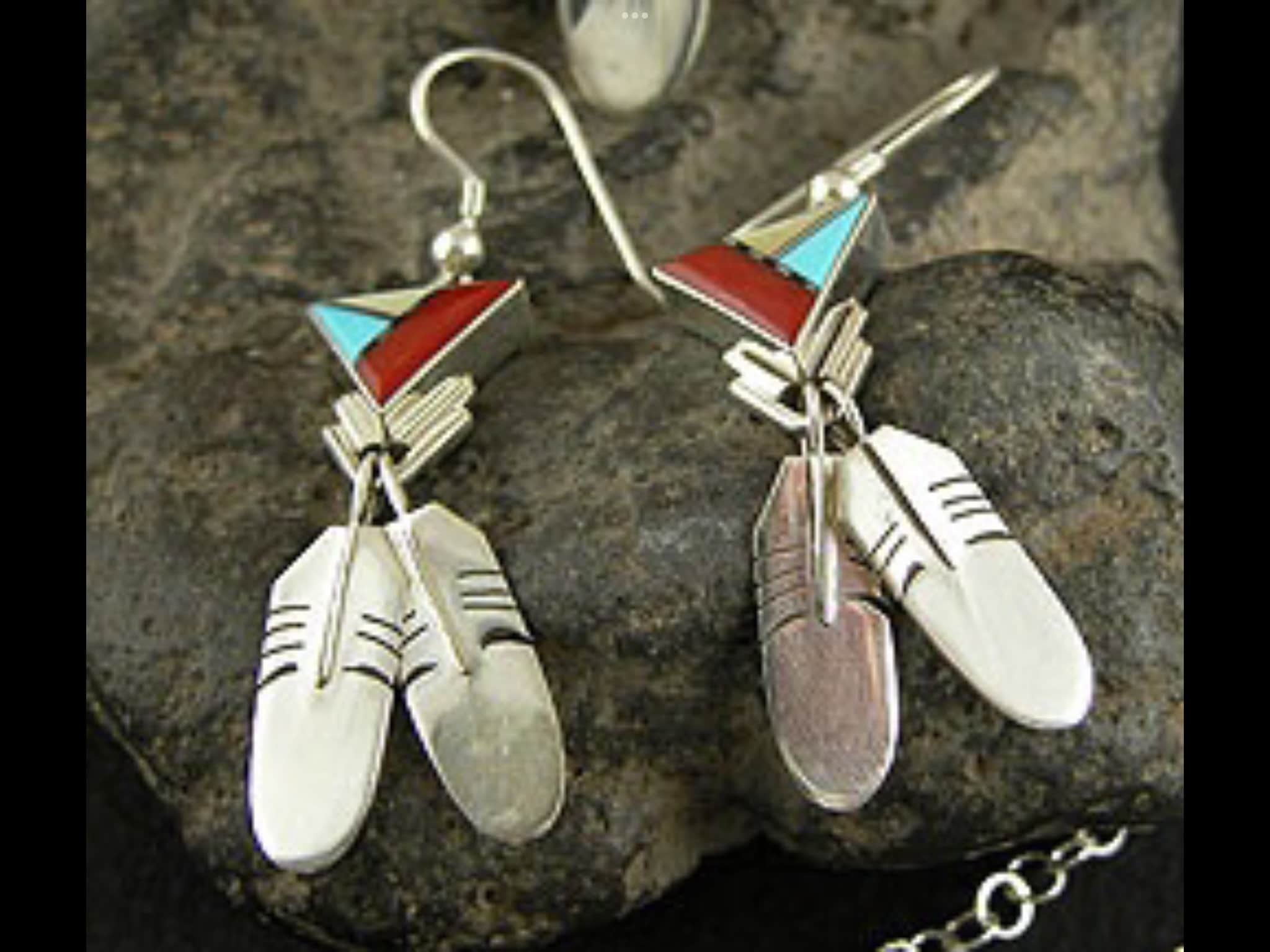 Duran duran feather earring deals