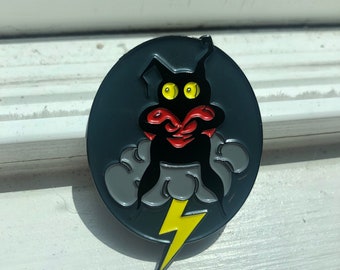 Orginal handmade and designed Heartless Holding Heart Enamel Pin Kingdom Hearts