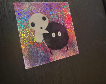 Studio Ghibli holographic sticker