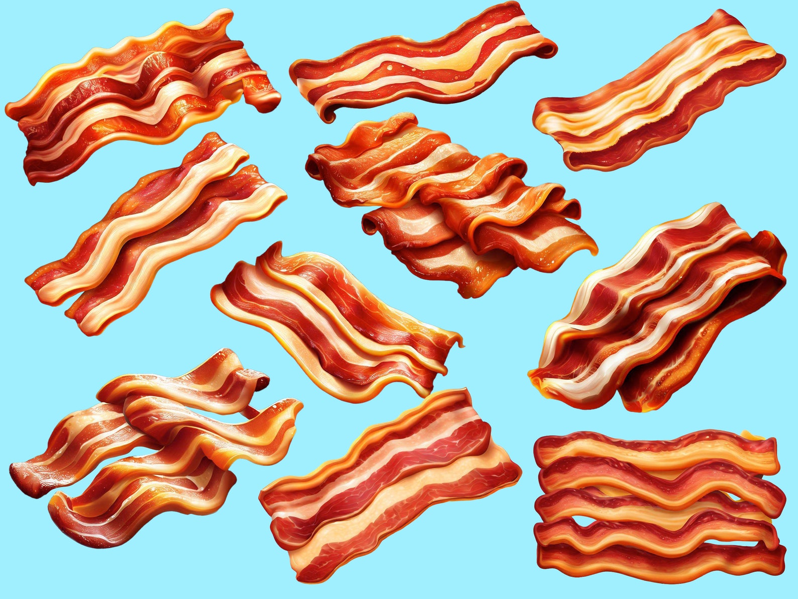 Bacon PNG Pack Bacon PNG, Bacon SVG, Bacon Clipart, Bacon, Bacon