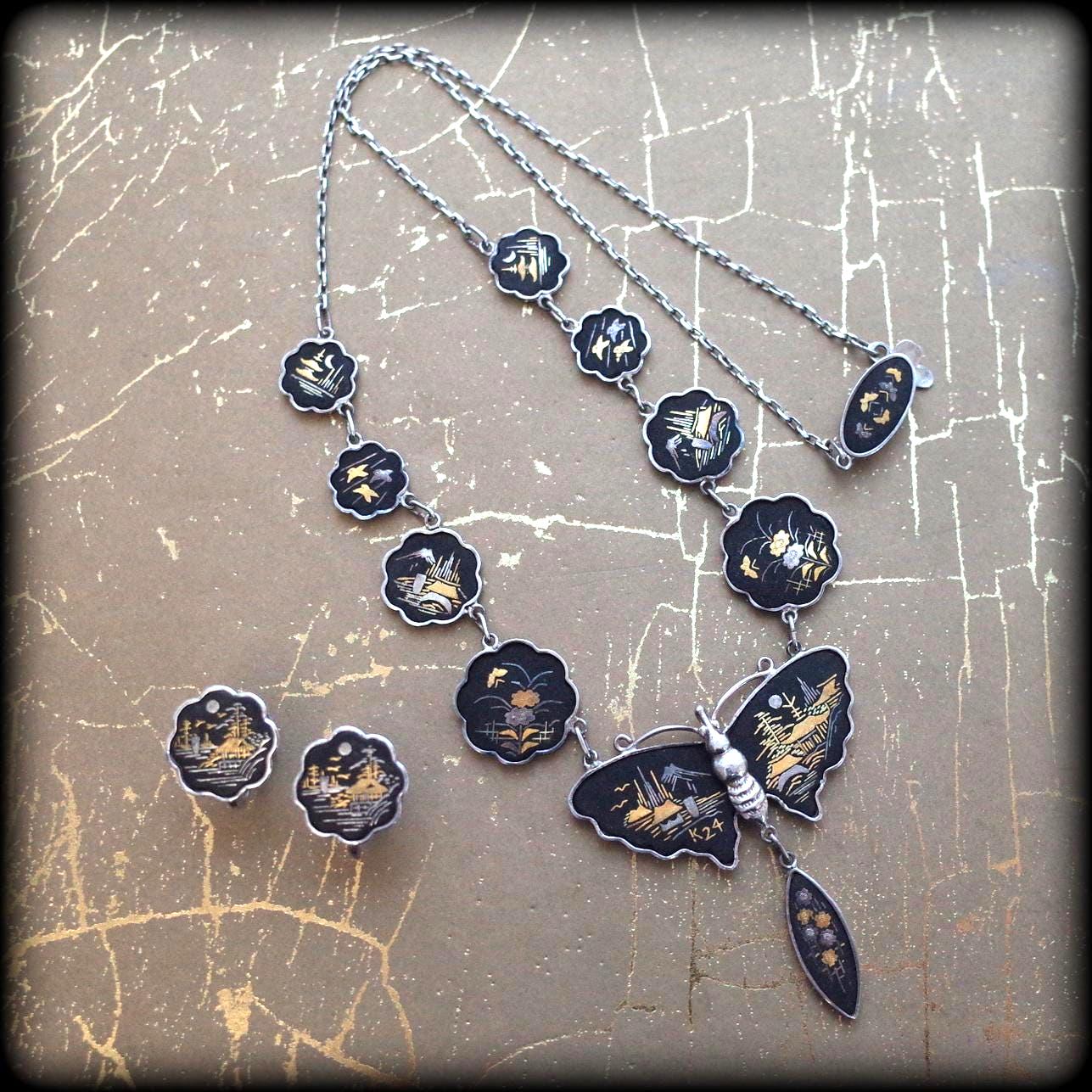 Japanese Damascene Butterfly - Etsy