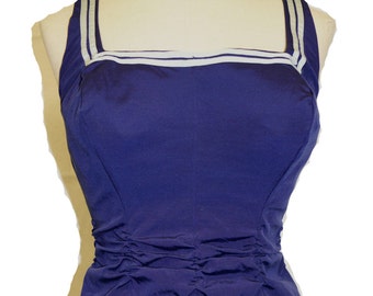 1950s Flexees Swim Dress Sz 8 Vintage Retro Wartime