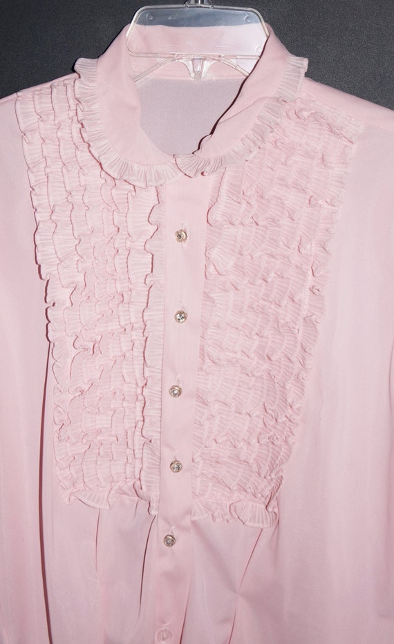 1950s Secretary Blouse Sz 10 Vintage