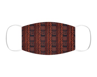 African Print Snug-Fit Polyester Face Mask
