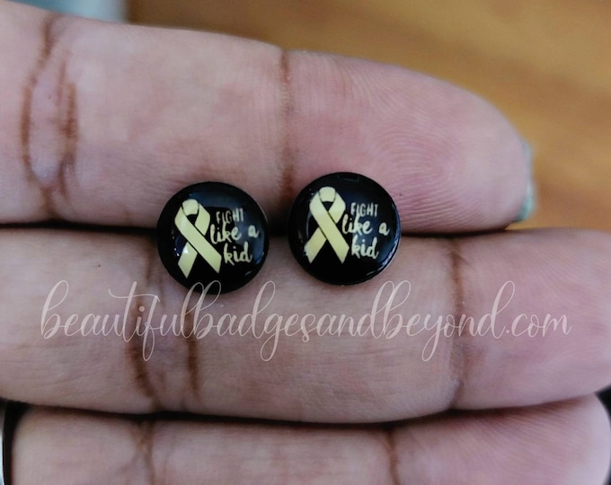 Childhood Cancer Awareness  Earrings