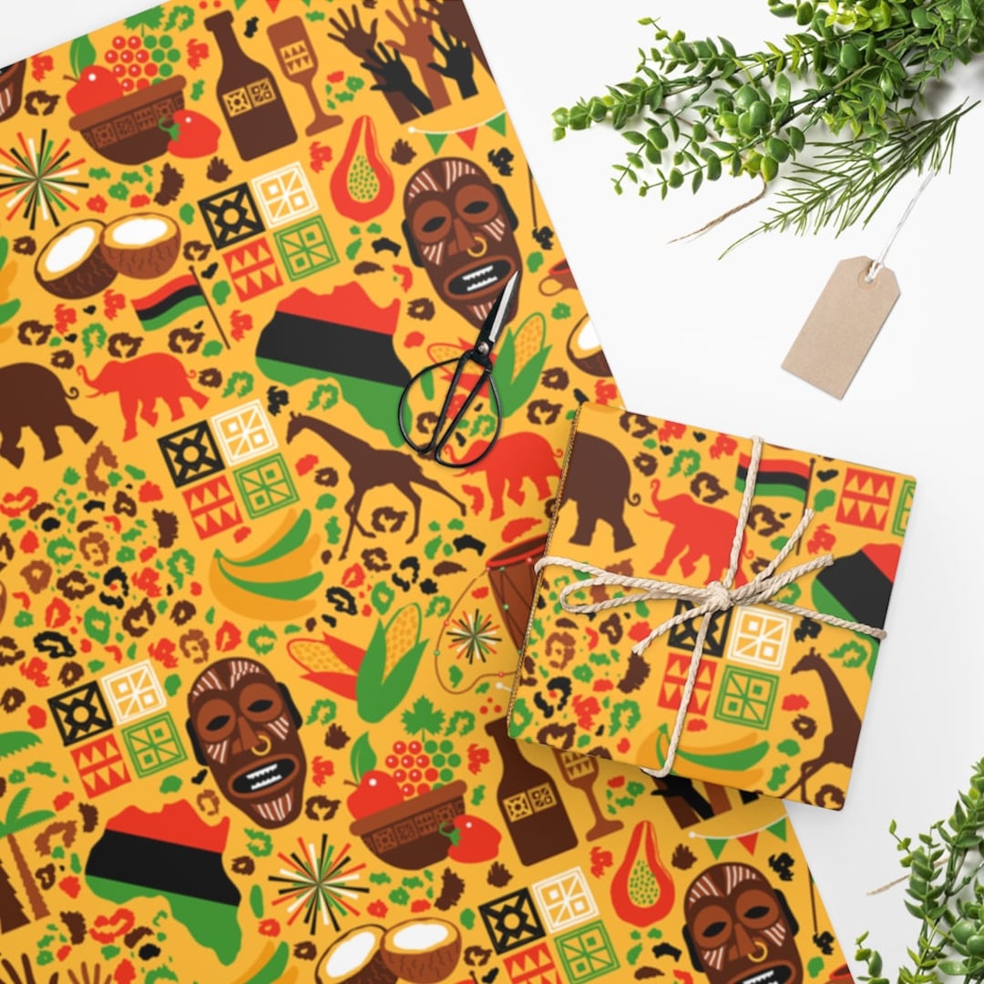 African Wrapping Paper 