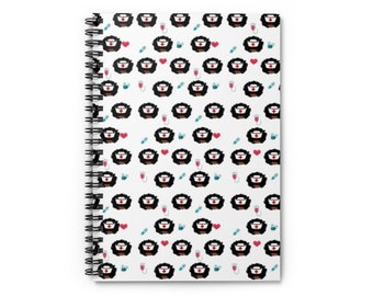 Black African American Nurse Student Spiral Notebook - Ruled Line