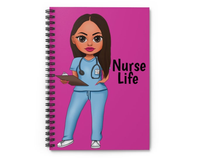 Nurse RN Nursing Student Spiral Notebook - Ruled Line