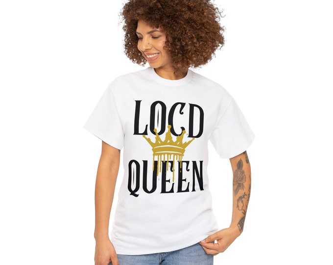 Locs Dreadlocks Queen Unisex Heavy Cotton Tee