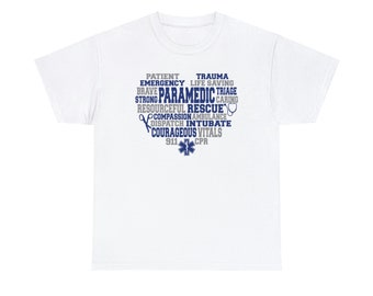 Paramedic EMT EMS Unisex Heavy Cotton Tee