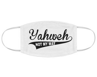 Yaweh Christian Religious Fabric Face Mask