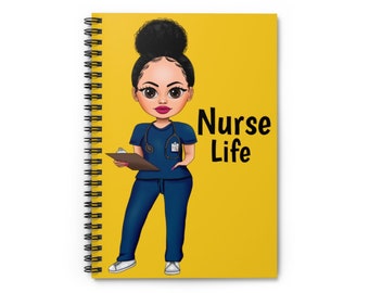 Nurse RN Nursing Student Spiral Notebook - Ruled Line