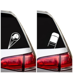 Alabama Brawl Folding Chair Car Decal