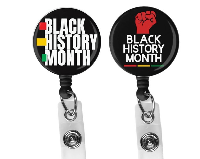 Black, African  American, Nurse, Natural Hair, Locs, Scrubs, Retractable Badge Holder, Black History Month