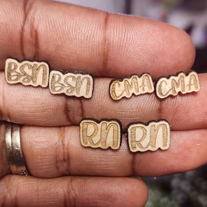 Nurse RN Paramedic Earrings