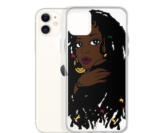 Locs Dredlocks Natural Hair iPhone Case