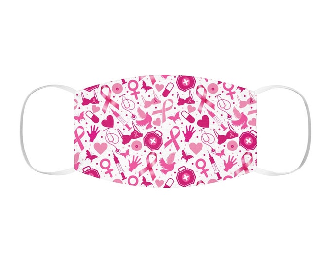 Breast Cancer Awareness Snug-Fit Polyester Face Mask