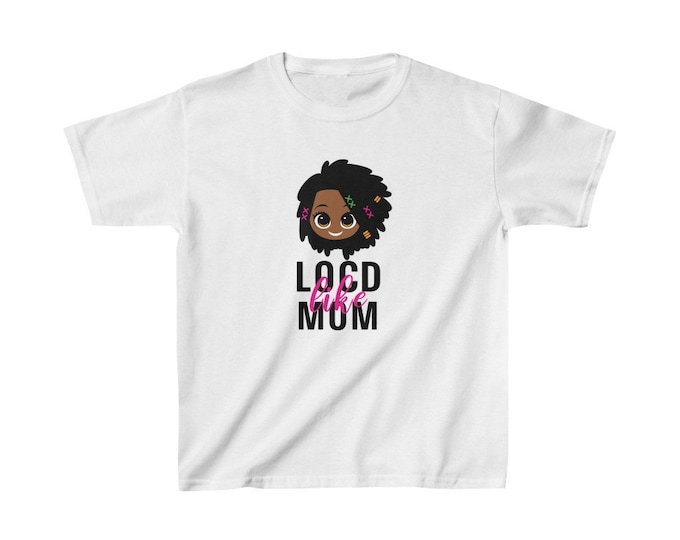 Locd Dredlocks Natural Hair Kids Heavy Cotton Tee