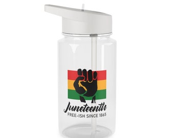 Juneteenth African American Tritan Water Bottle