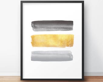 Modern Art - Brush Strokes Modern Art - Watercolor Print - Wall Art - Home Decor - Abstract Print - Watercolor Art Print - Digital Print