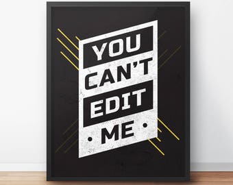 Printable Art, Edit Me, Twin Atlantic, Lyric Print, Digital Print, Wall Decor, Music Art, Lyric Art, Typographic Print, Studio Decor