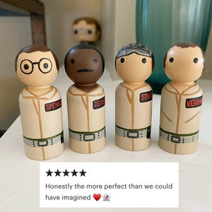 CUSTOM Peg Doll Request Any Person Hand Painted Wooden Figurine Gift for Nonbinary, Men, Women image 8