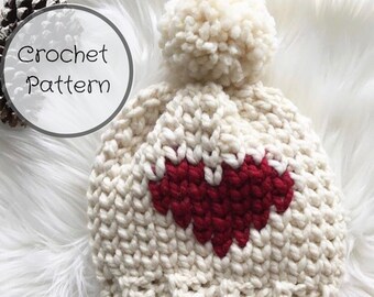 Toque Sweet Love Ivy - Bambino - Modello all'uncinetto