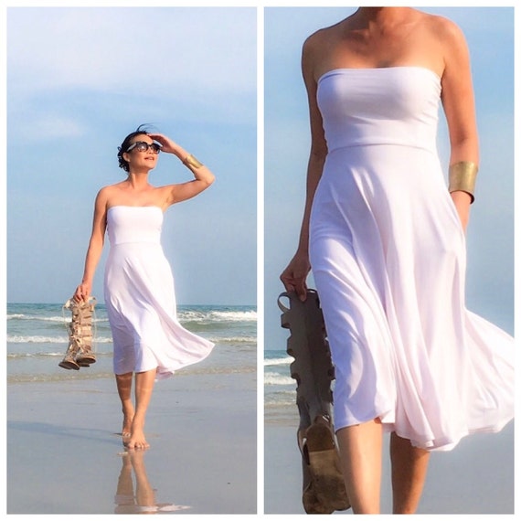 mid length beach dresses